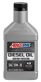 AMSOIL Heavy-Duty Synthetic Diesel Oil 10w-30 API CK-4